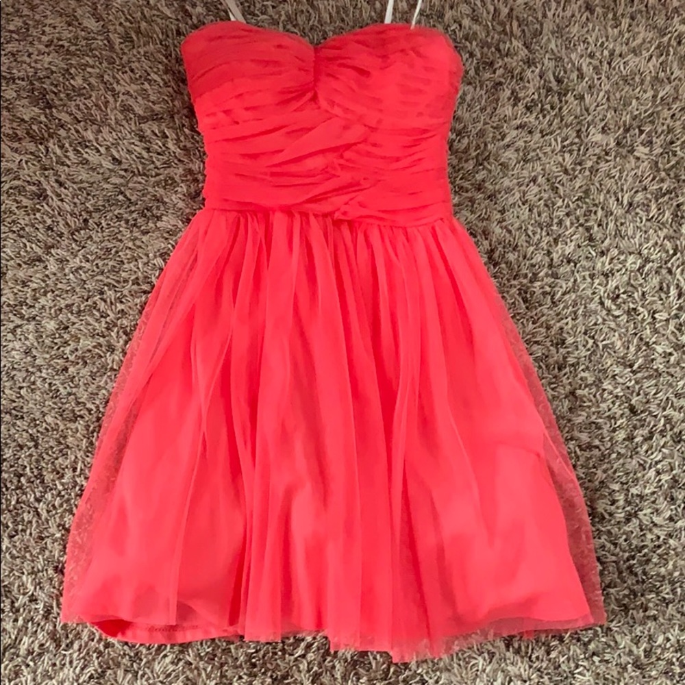 Coral/pink toole dress